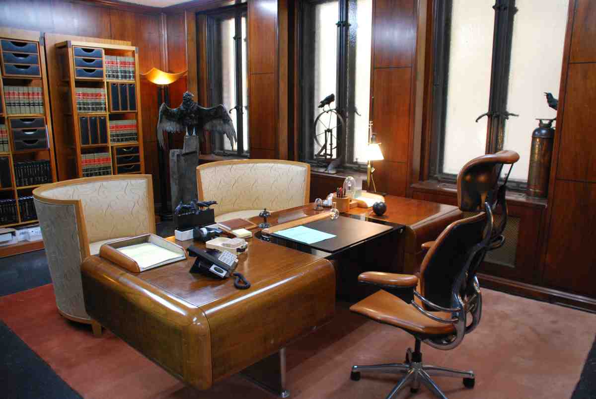 lawyer in office